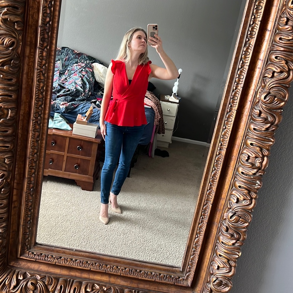 Red Monteau shirt